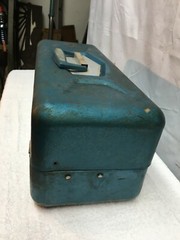 Old Pal Vintage Metal Fish Fishing Tackle Handle Box 19″ Litiz Pennsylvania USA