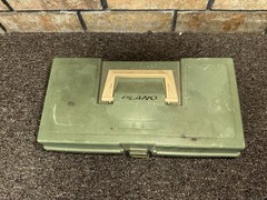 Vtg 70s 80s Tackle Box Plano Sporting Goods Fishing Equipment, Dirty & Old