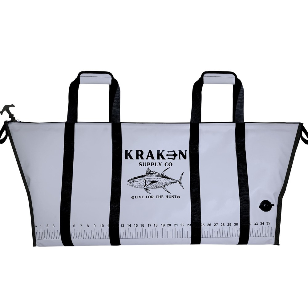 KRAKEN SUPPLY CO 48” Fish Kill Bag Game Leak Proof Insulated 48X24, Grey