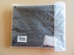 RYUGI WORM STOCKER STORAGE BAG SIZE:S W20cm x 16cm BLACK “BAG ONLY”