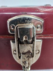 Vintage Liberty Tackle Box ~ All Metal ~ 1 Tray ~ 5 Compartment ~ 14″X7″X5″