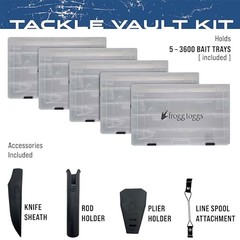 FROGG TOGGS EVA Tackle Vault Lightweight Fishing Bag Customizable