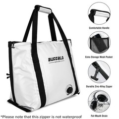 Buffalo Gear Insulated Fish Bag Cooler Flat Bottom-35L Waterproof Fish Kill