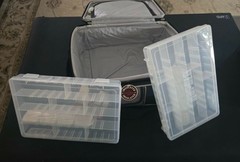 Rapala Insulated Tackle Bucket – NOS – With Plano Boxes + NEW Eagle Claw Tackle