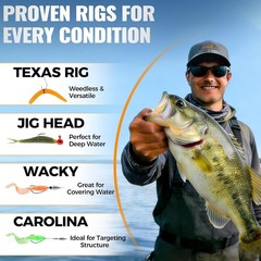 Fishing Lures Tackle Box Kit 128Pcs Fishing Gear Accessories