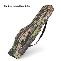 Foldable 1.2m 1.5m ThreeLayer LargeBelly Sea Fishing Bag DoubleShoulder RodTackl