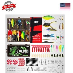 Fishing Lures – Tackle Box with Tackle Included, Fishing Kit with VIBs, Frogs…