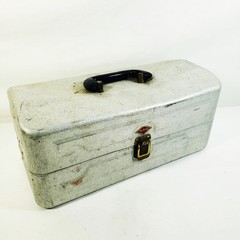 Vintage My Buddy Metal Cantilever Tackle Box Fishing Lure Storage Organizer