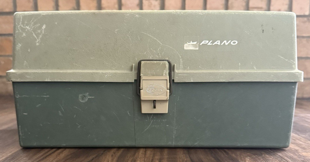 Vintage 1970’s Plano Molding Co. PLANO 6300 N Tackle Box – 3 Tray – Made in USA