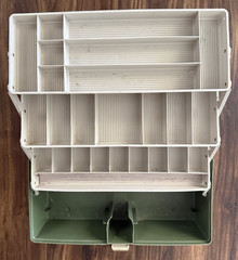 Vintage 1970’s Plano Molding Co. PLANO 6300 N Tackle Box – 3 Tray – Made in USA