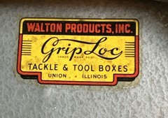 Grip-Loc 21” Aluminum Tackle Box Walton Products Made in USA