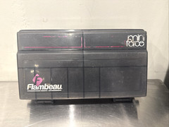 Vintage Flambeau Mini Force Fishing Tackle Box Plastic Black Handle Divider 7280