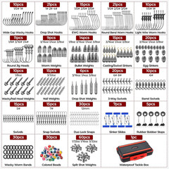 400-Pieces Freshwater Terminal Tackle Kit Endorsed by Fishing Expert Build 19…