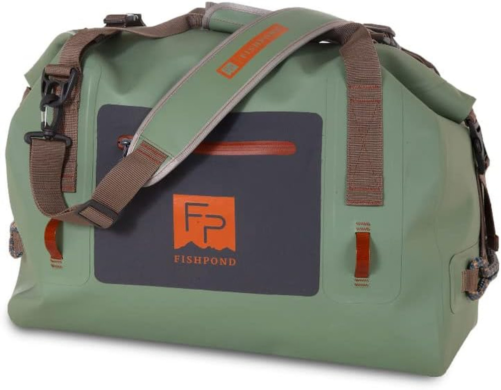 Eco-Friendly Thunderhead Roll-Top Duffel Bag in Yucca Green