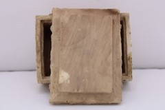 Fishing Small Box Resin Rustic Finish 3.5 in x 2.5 in x 1.5 in Great For Hooks