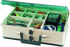 Plano Double-Sided 19-Compartment Satchel – Sandstone Green – 111906