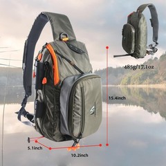 Maxcatch Fly Fishing Sling Pack Tackle Storage Shoulder Bag Outdoor Fishing