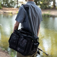 Aspect Large Tackle Bag Gray Camo, Unisex, Fishing Tackle Bag and Boxes