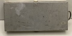 Vintage UMCO B-10 Pocket TACKLE BOX 2 Sided Doors Aluminum Storage Organizer USA