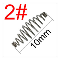 50pcs Carp Fishing Hooks Barbed Single Circle Explosion Hooks with Swivel Spring