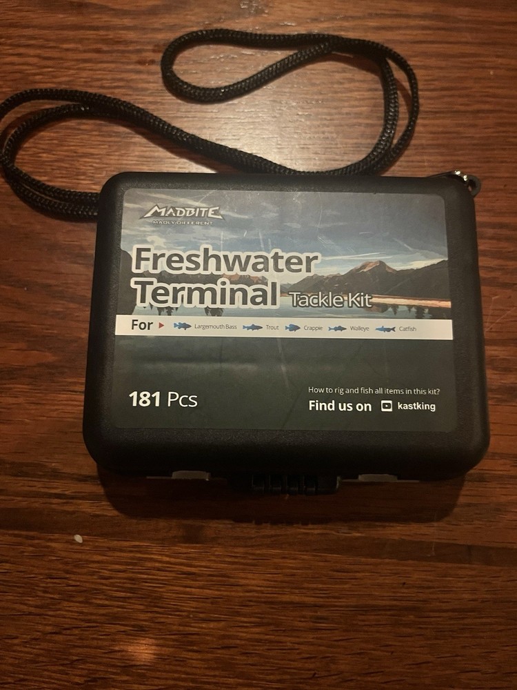 MadBite Freshwater Terminal Tackle Kit (181 Pieces) – New in Box.