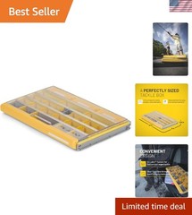 Innovative EDGE Tackle Utility Box: Customizable Storage for Weights & Hooks