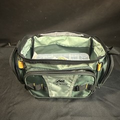 Okeechobee Fats Soft-Sided Fishing Tackle Bag Green/Black 3-Pocket w/ Strap