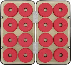 16pcs Fishing Foam Spools & Board – Fishing Line Organizer Accessories