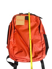 Simms Fishing Waterproof Backpack PG-14014 Tailwind 18×10.5in Nylon Orange 24L