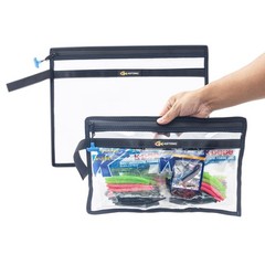2 Layer Water-Proof Fishing Bait PVC Clear Storage Bag BaitShield Tackle Bag …