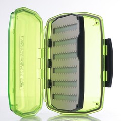 Umpqua Essential Silicone Medium Waterproof Fly Box – Hot Green – Free Shipping