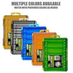 SAMOLLA Fishing Tackle Box 14 Compartments Double-Sided Lure Organizer