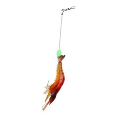 Artificial Soft Shrimp Lure With Silicone Body Hook and Swivels for Fish