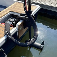 2 Rolls Extra Long Trolling Motor Cable Sleeve, 118″ × 5.24″, black