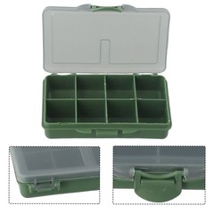 1-8Compartments Storage Box Carp Fishing Tackle Boxes Bait 105*65 *24mm Portable
