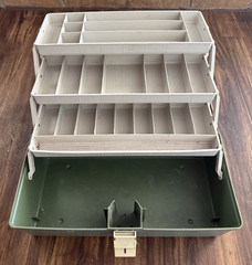 Vintage 1970’s Plano Molding Co. PLANO 6300 N Tackle Box – 3 Tray – Made in USA