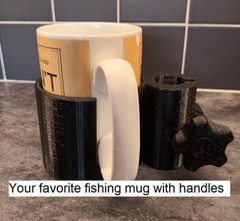 Mug Cup Holder 25mm leg For Camperlan CSB Feeder Chair, Matrix, Daiwa, Maver