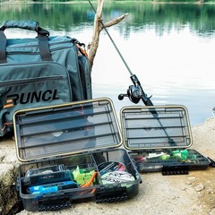 Translucent Waterproof Tackle Box with 20 Compartments – Perfect for Lures