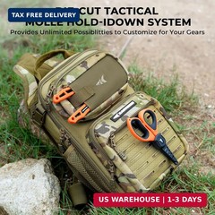 KastKing BlowBak Tactical Sling Tackle Bag-Lightweight Fishing Backpack Storge F