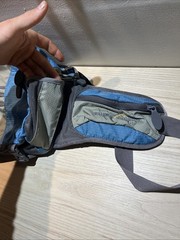 William Joseph Fishing Waist Pack Lumbar Gear Bag + Neck Strap Blue