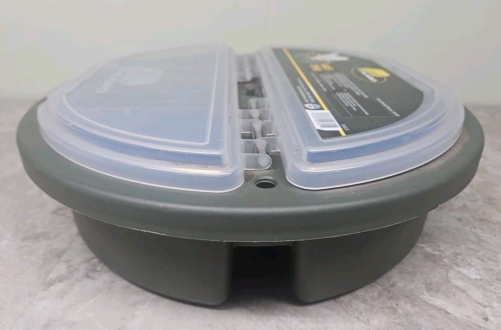 Plano 725-001 Bucket Topper Tackle Organizer Box 5 Gallon OD Green Clear