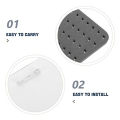 2 Pcs Fishing Foam Hanging Board Box Organizer Tackle for Hook Storage