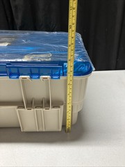 PLANO TWO LEVEL MAGNUM TACKLE BOX 3500 SANDSTONE BLUE 135010