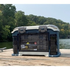 Angled Tackle System Fishing Organizers W/ Three Utility Boxes Bulk Storage New