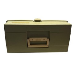 Vintage Plano 6300 Two-Tone Green Plastic 3 Tray Tackle Box