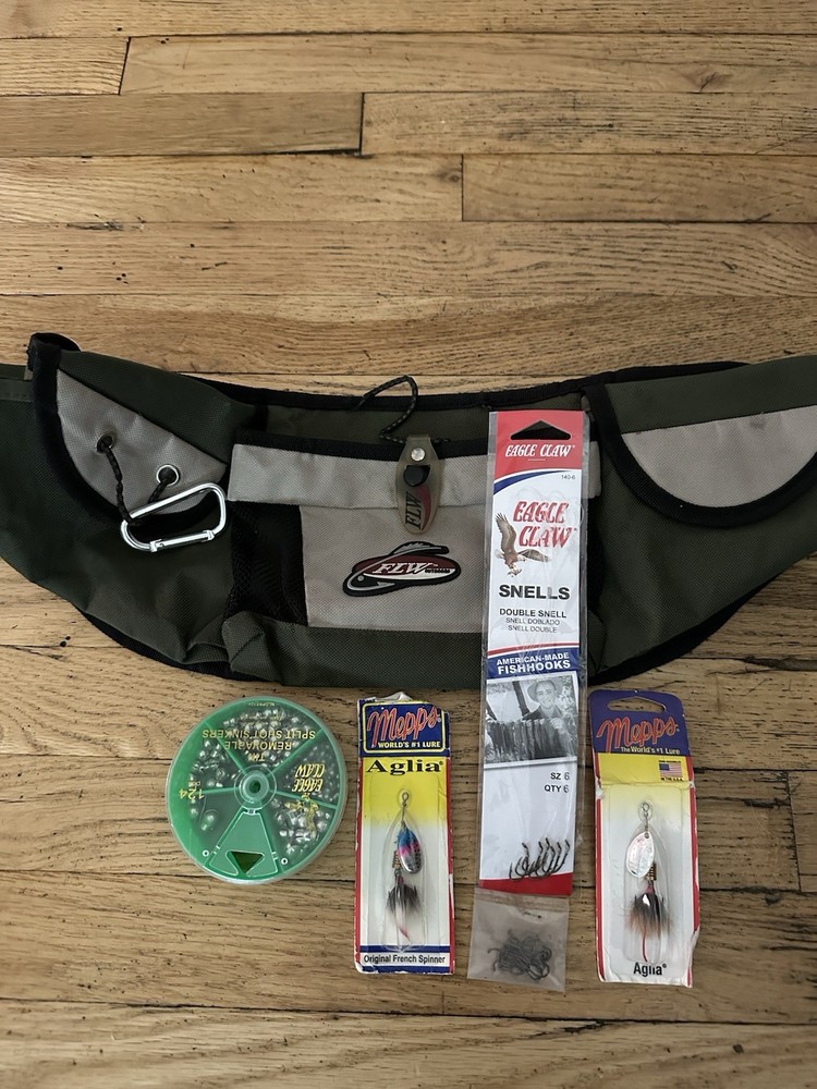 FLW Outdoors Fly Fisher Waist Tackle Bag. Set.