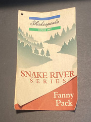 Shakespeare Snake River Fanny Pack/Fishing Bag Fanny Pack Tackle Box New!