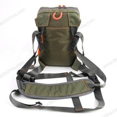 High Quality Polyester Green Molded Front Chest Pack for Fly Fishing