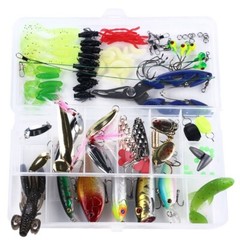 110 Piece Fishing Lure Set – Stocked With Fishing Essentials By Sirius Survival