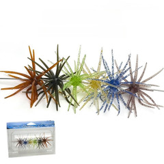 6 Pack Floating Sea For Urchin Lure TPE Soft Bait for Freshwater Saltwater